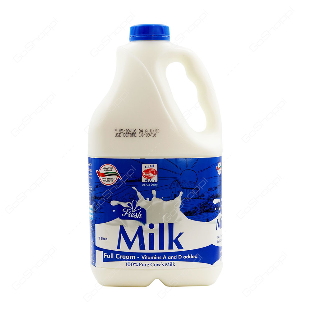 Al Ain Fresh Milk Full Cream 2 l