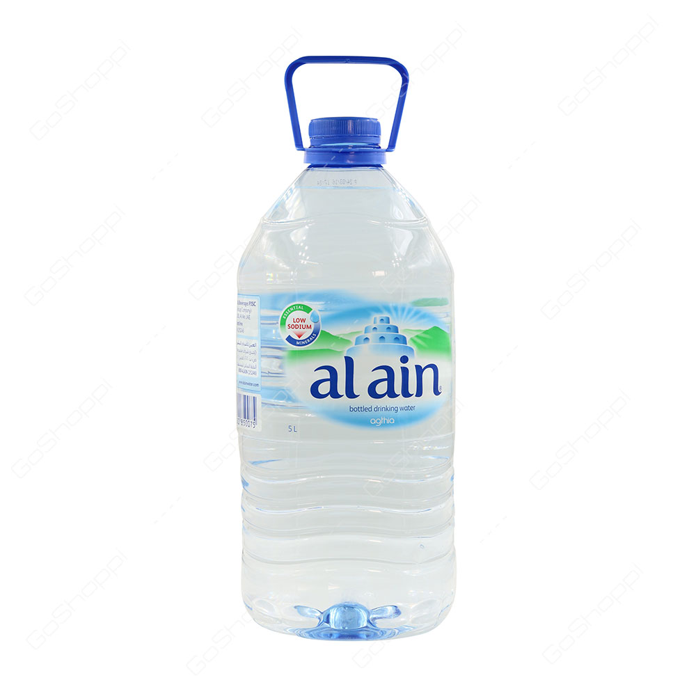 Al Ain Low Sodium Bottled Drinking Water Agthia 5 l