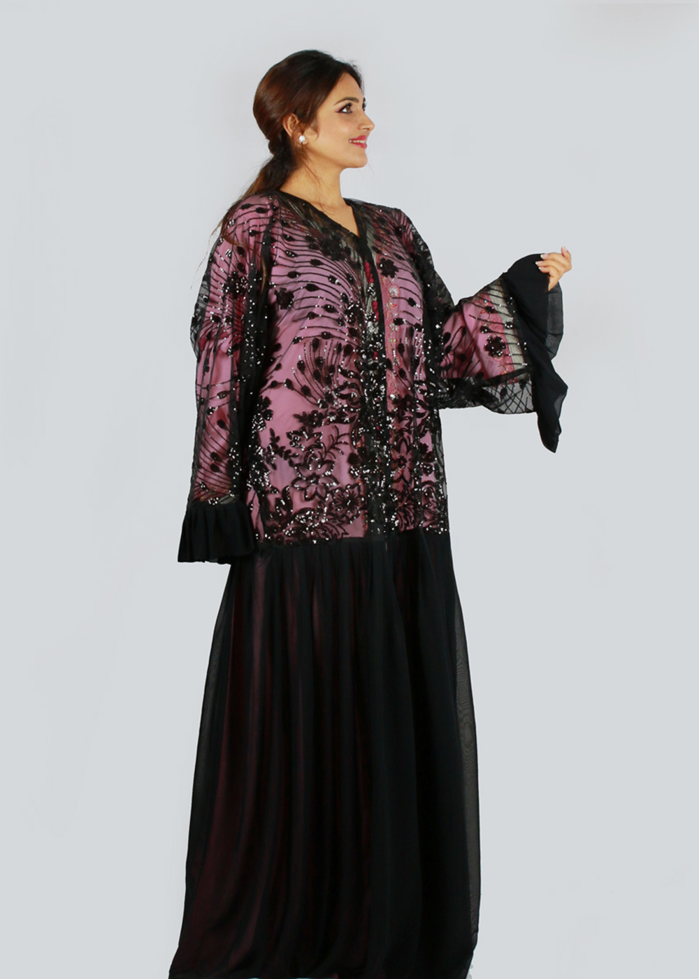 Al Jumairi Party Wear And Fashionable Abaya - AJ2132