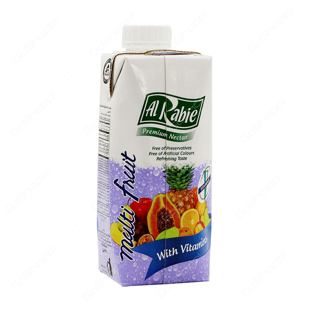 Al Rabie Multi Fruit Premium Nectar 330 ml - Buy Online