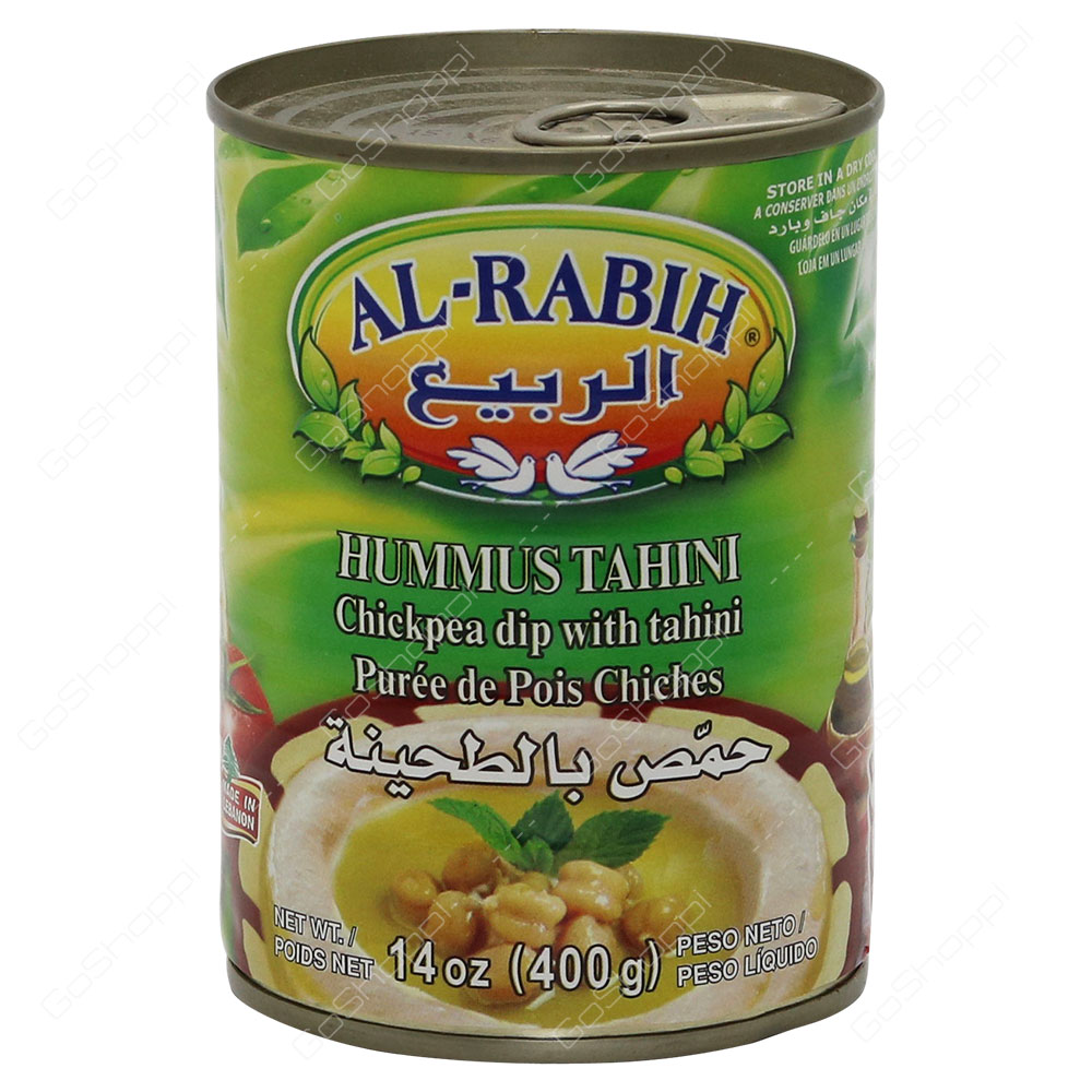 Al Rabih Hummus Tahini Chickpea Dip With Tahini 400 g