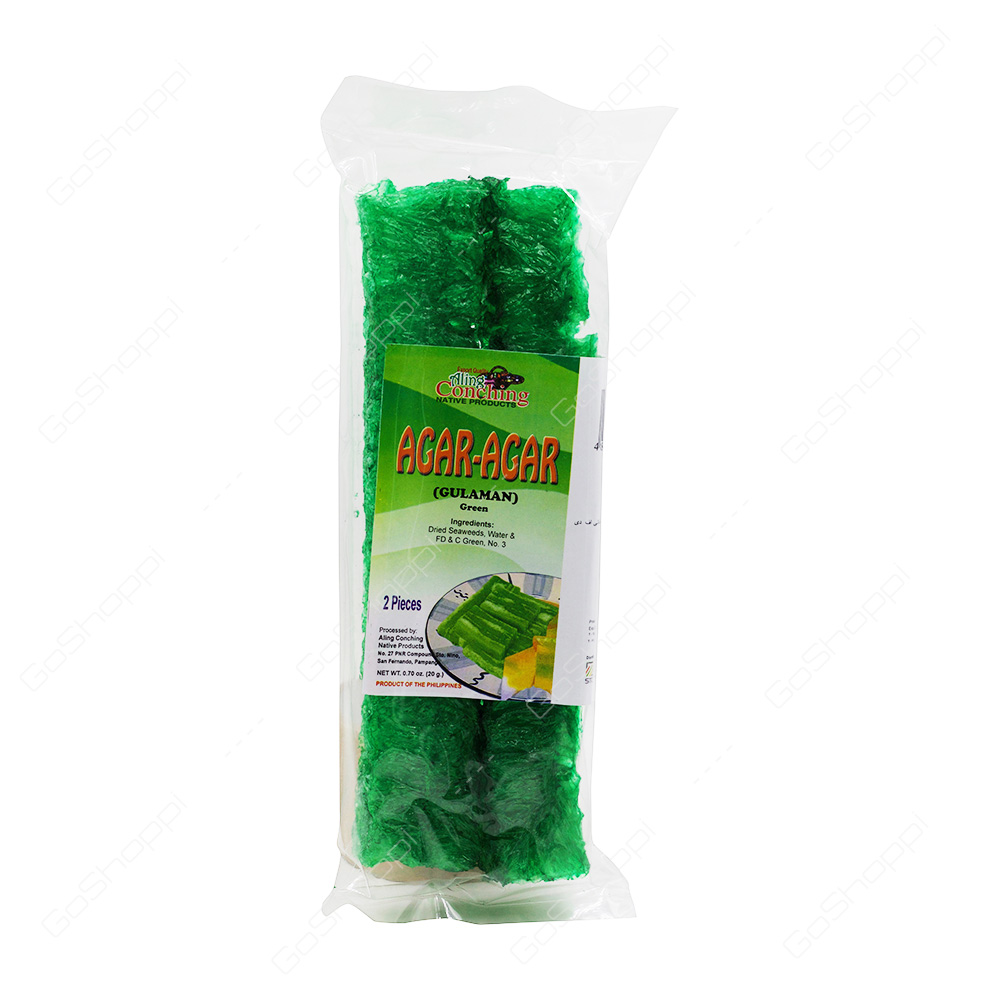 Aling Conching Native Products Agar Agar Gulaman Green 2 pcs