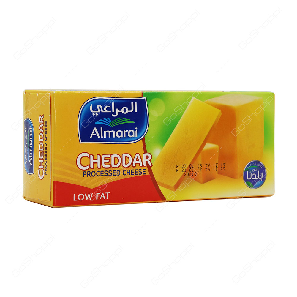 Almarai Cheddar Processed Cheese Low Fat 454 g