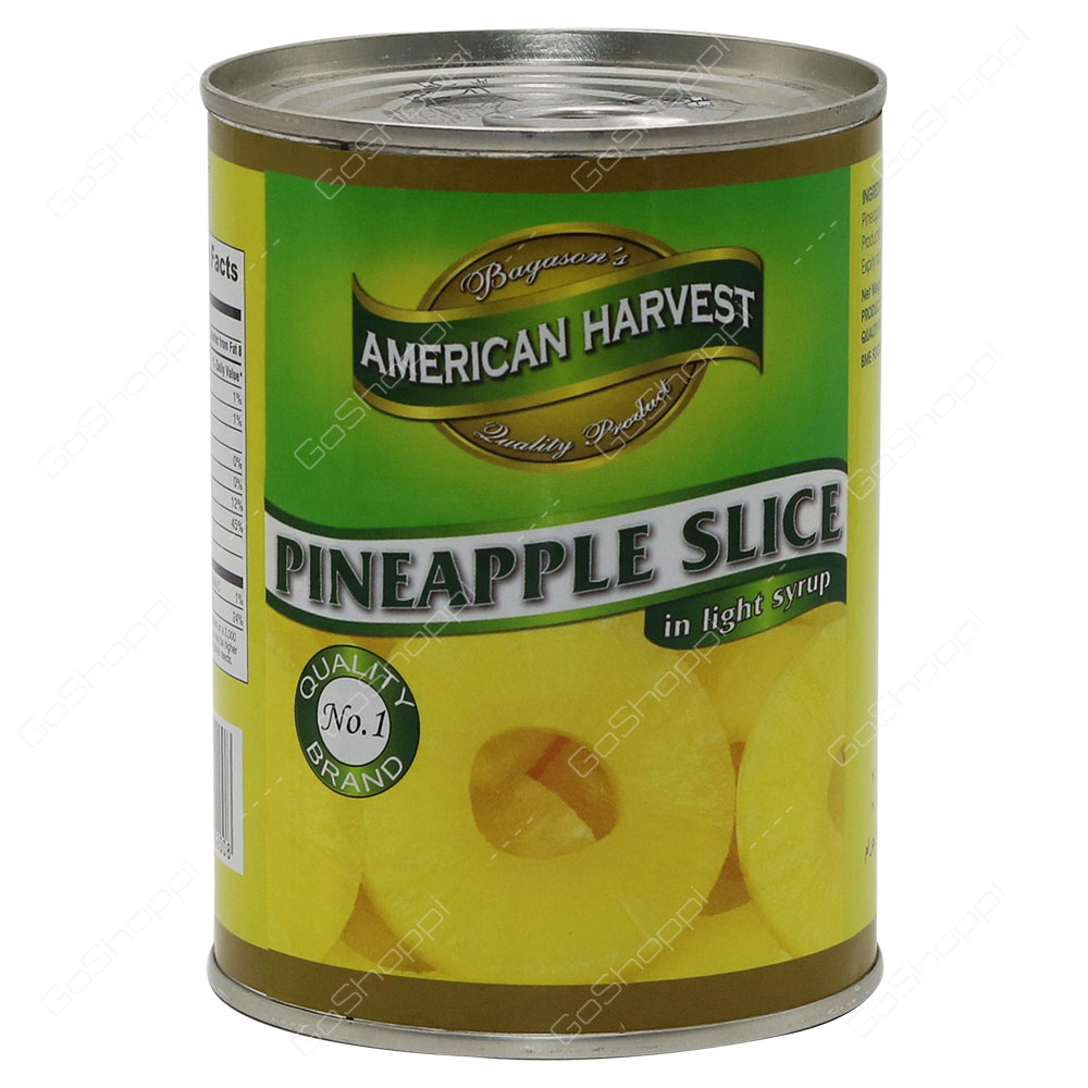 American Harvest Pineapple Slice In Light Syrup 565 g