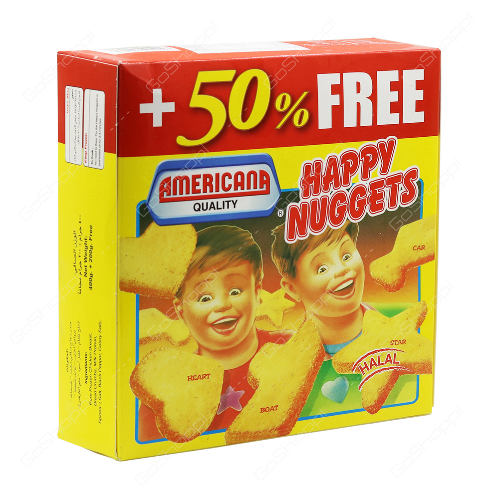 Americana Quality Happy Nuggets Halal 600 g