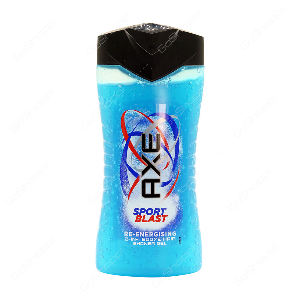 Axe Sport Blast Re Energising 2 In 1 Body And Hair Shower Gel 250 ml