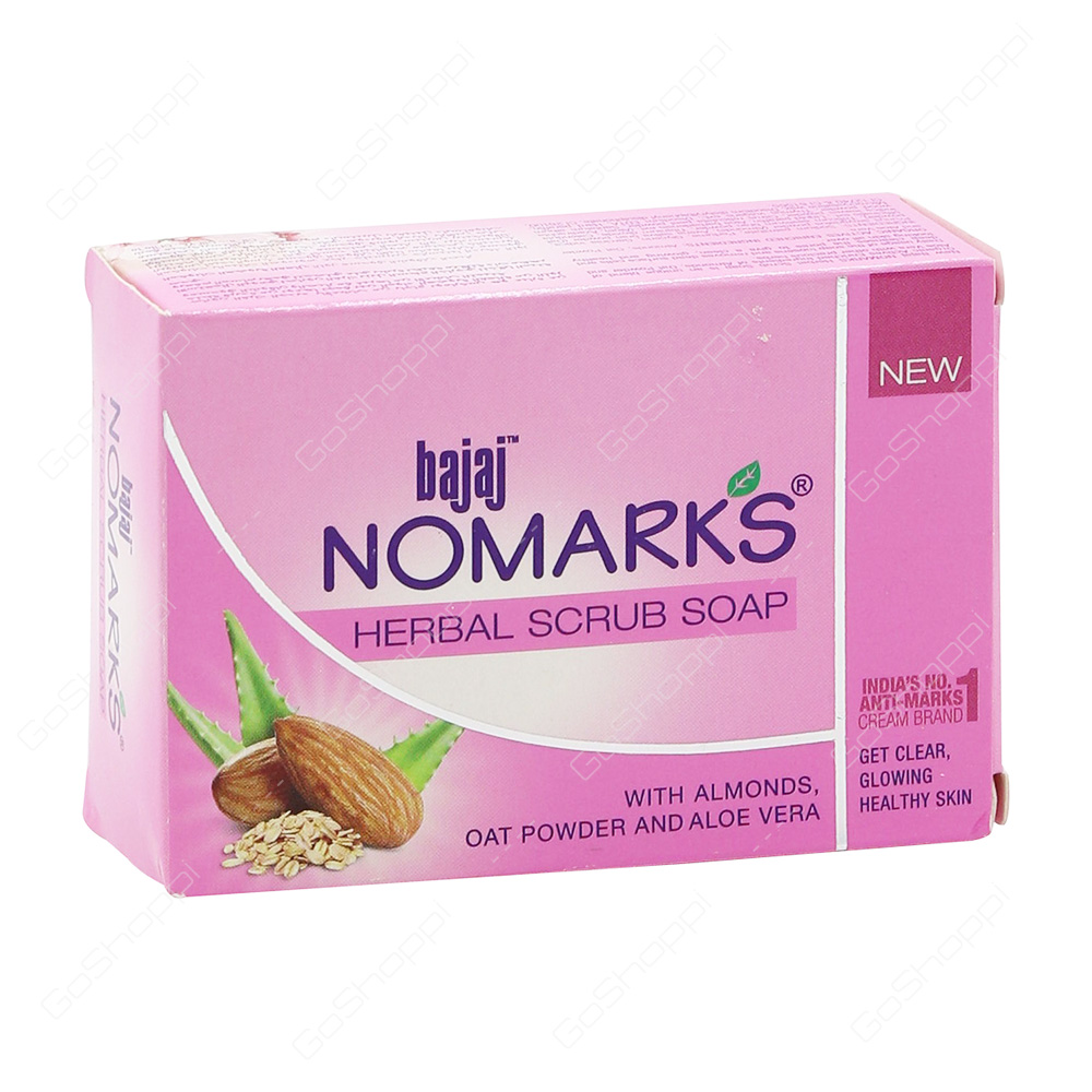 Bajaj Nomarks Herbal Scrub Soap 125 g