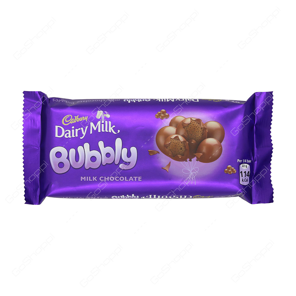 Cadbury Dairy Milk Bubbly Milk Chocolate 87 g