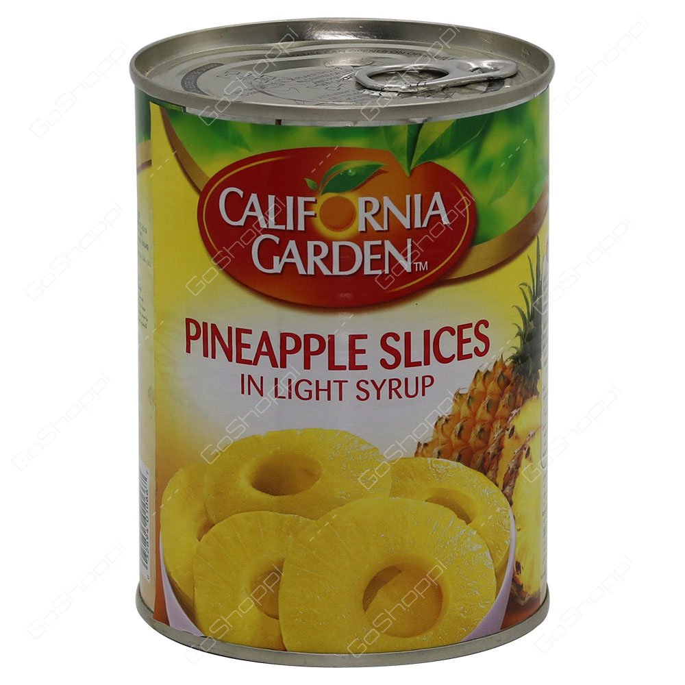 California Garden Pineapple Slices In Light Syrup 565 g