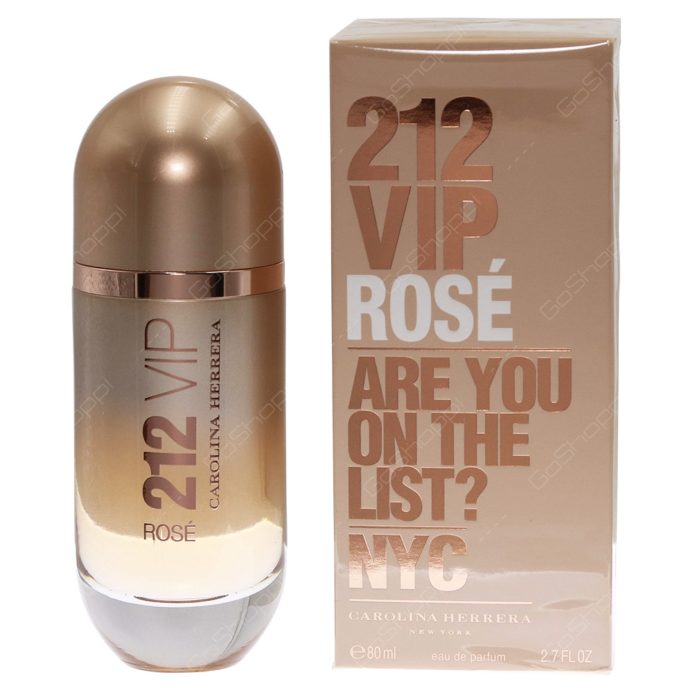 Carolina Herrera 212 Vip Rose For Women Eau De Parfum 80ml