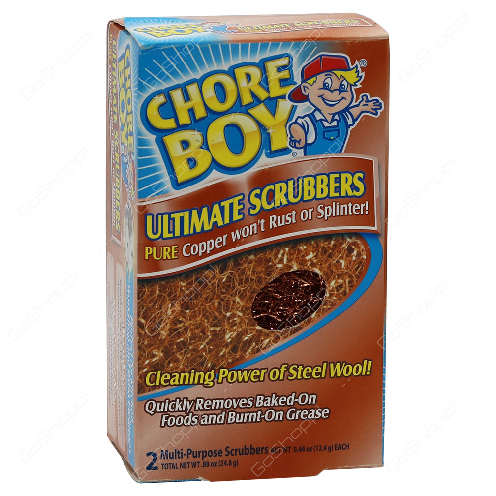 Chore Boy Multi Purpose Ultimate Copper Scrubbers 2 pcs