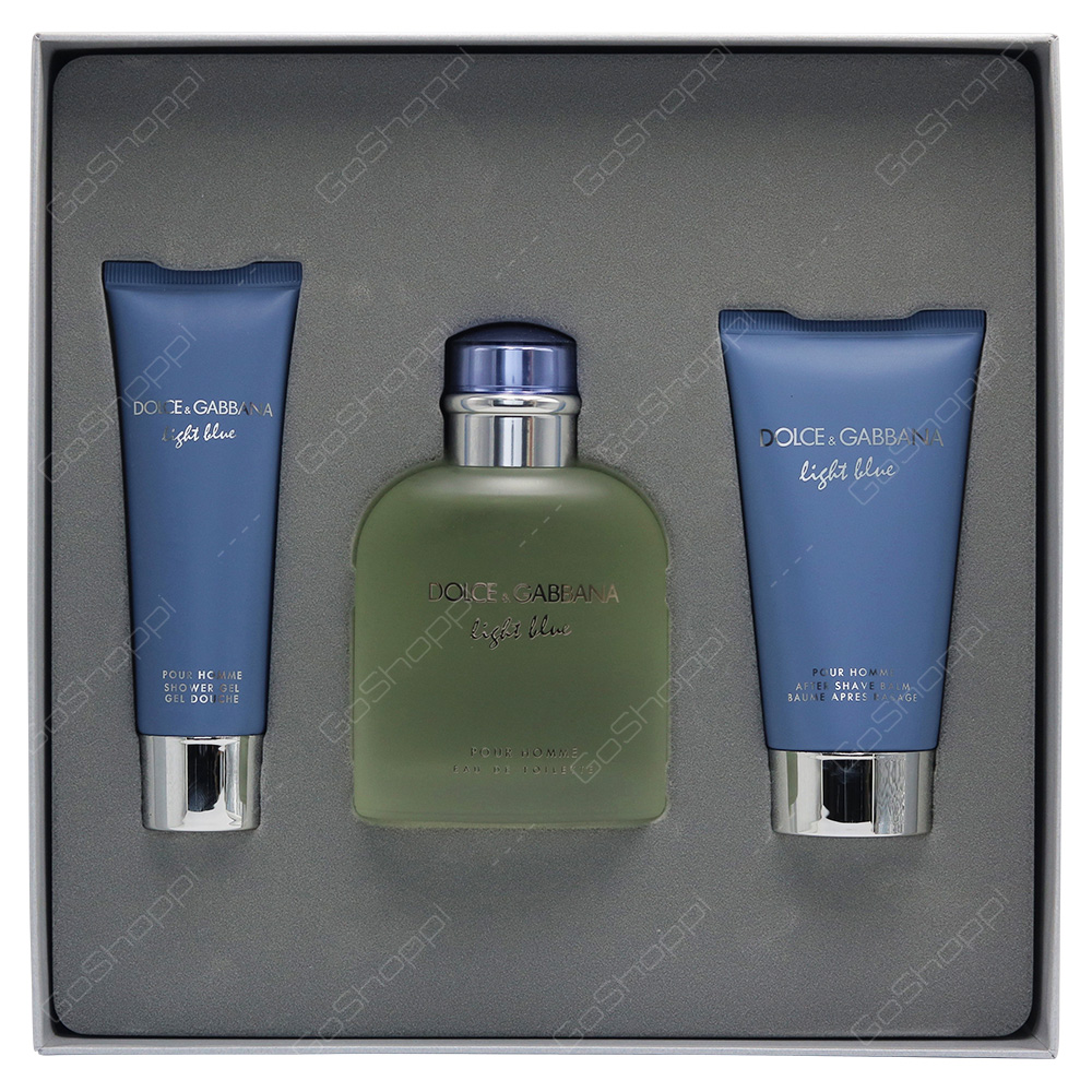 Dolce & Gabbana Light Blue Men Gift Set 3pcs
