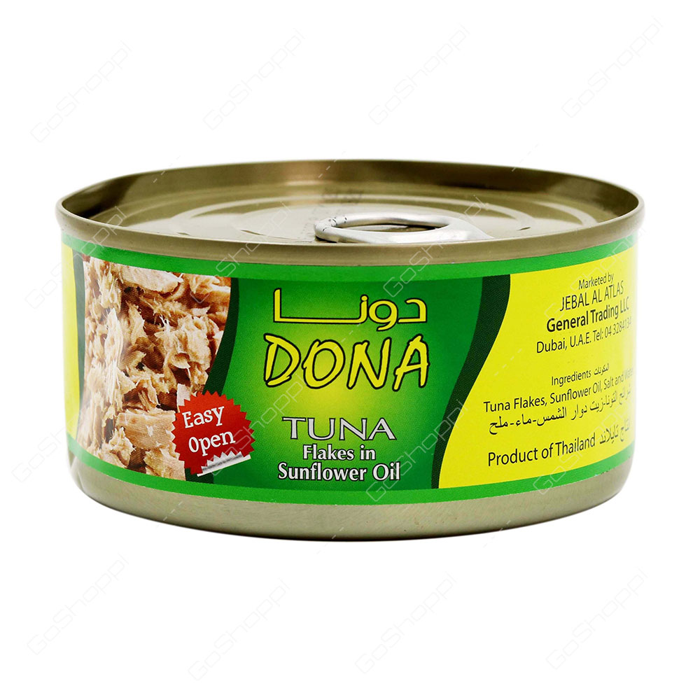 Dona Tuna Flakes In Sunflower Oil 185 g
