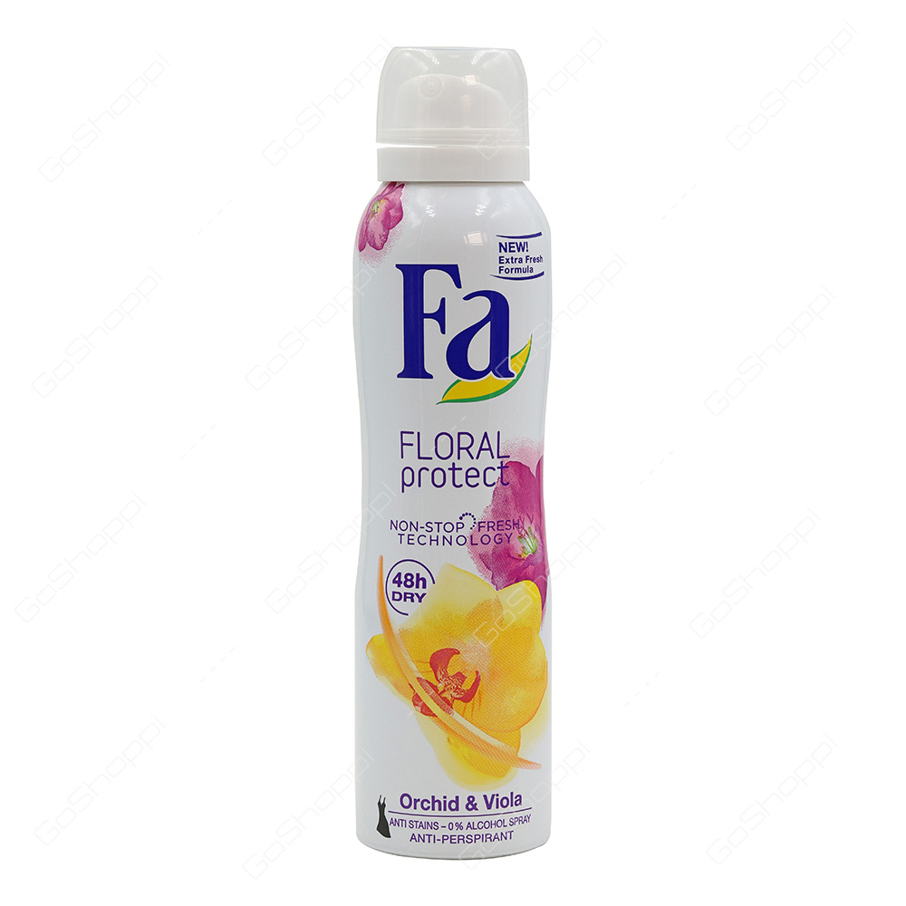 Fa Floral Protect Orchid And Viola Deodorant Spray 150 ml