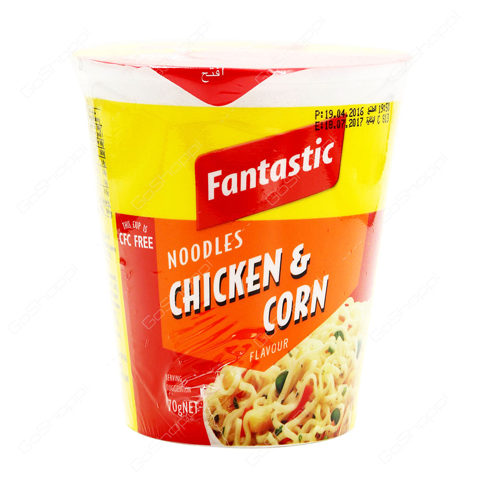 Fantastic Chicken And Corn Flavour Noodles 70 g