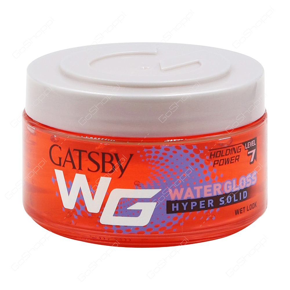 Gatsby Water Gloss Hyper Solid Holding Power Level 7 Gel 150 g