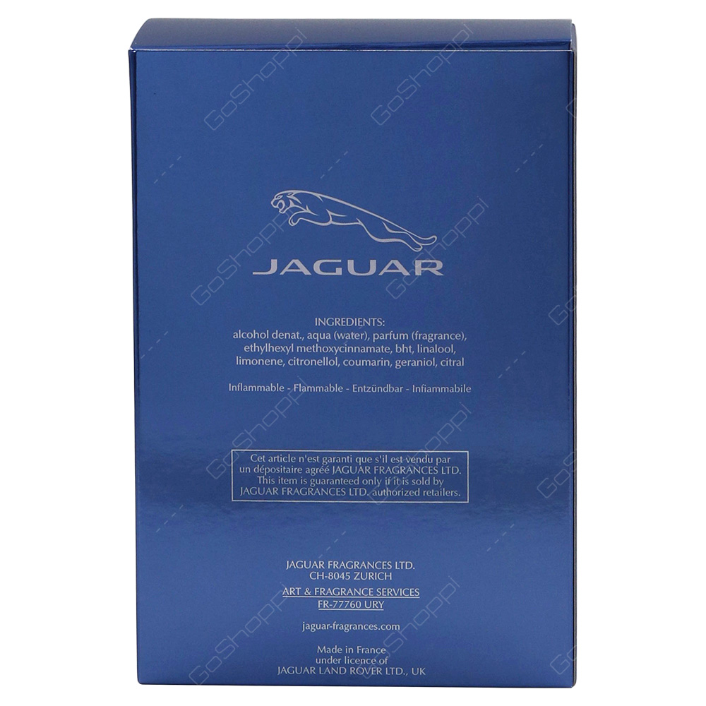 Jaguar Blue For Men Eau De Toilette 100ml