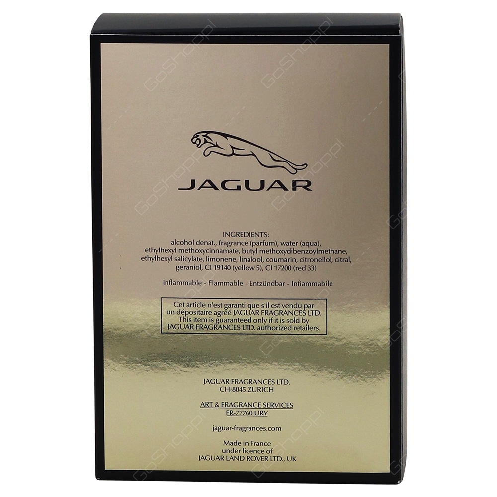 Jaguar Classic Gold For Men Eau De Toilette 100ml