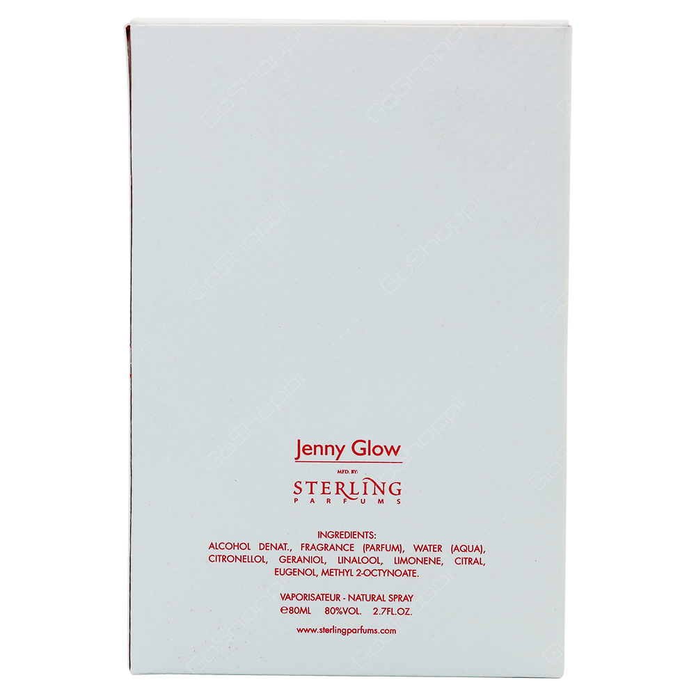 Jenny Glow Red Rose For Unisex - Eau De Parfum - 80 ml