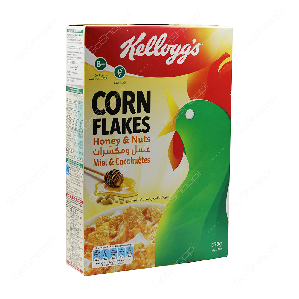 Kelloggs Corn Flakes Honey and Nuts 375 g