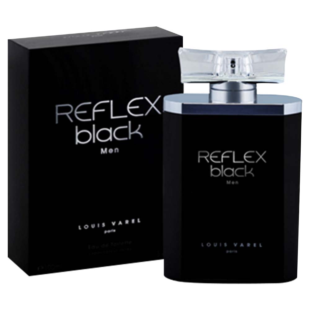 Louis Varel Paris Reflex Black For Men Eau De Toilette 100ml
