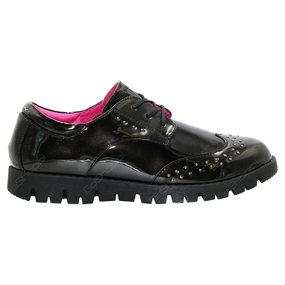Lumberjack Gigia Derby Wingtip Shoes For Girls - Black - SG20404-005 ...