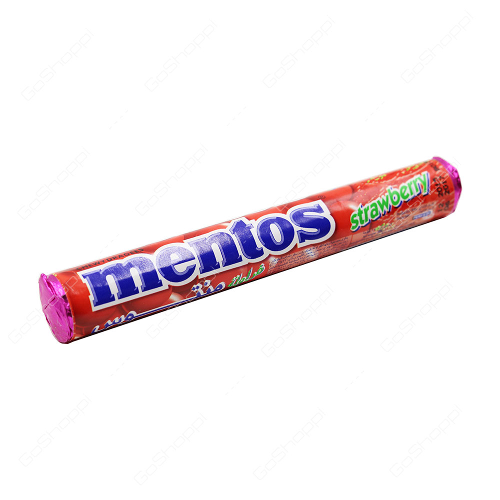 Mentos Chewy Dragees Strawberry 38 g