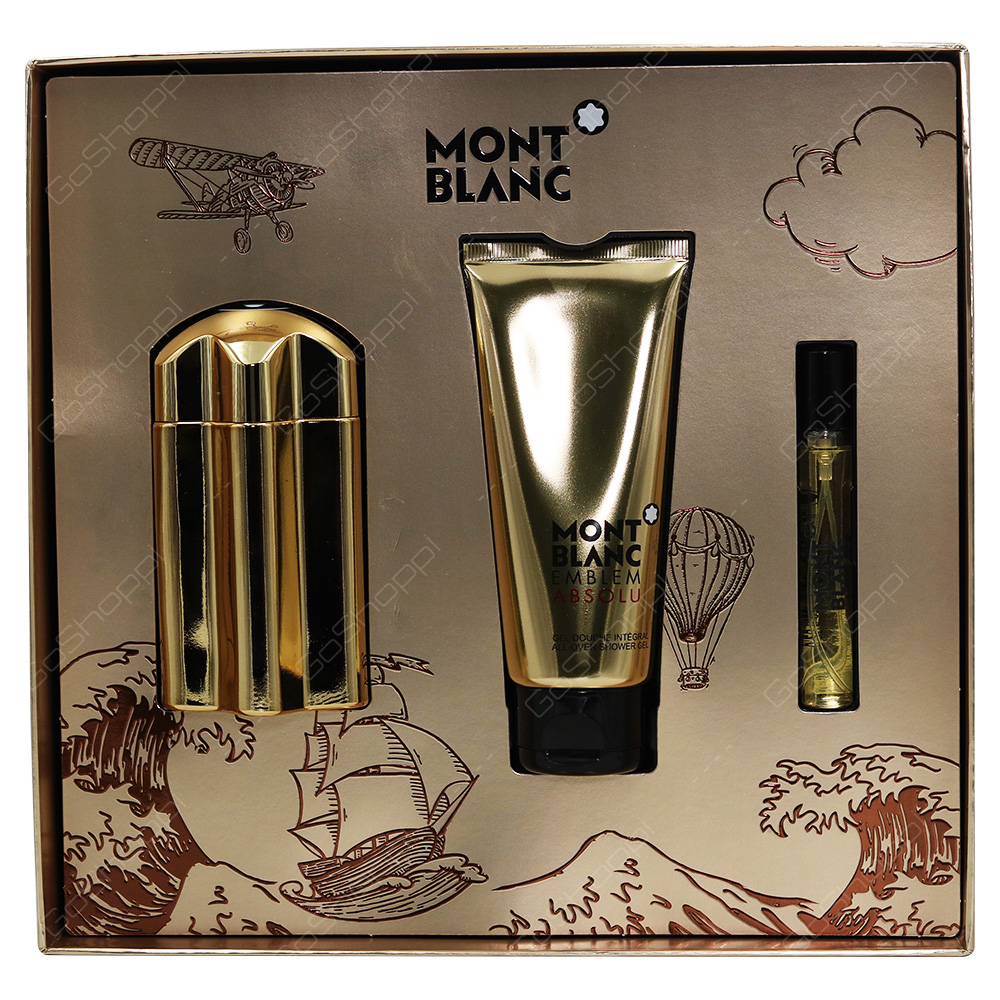Mont Blanc Emblem Absolu For Men Gift Set 3pcs