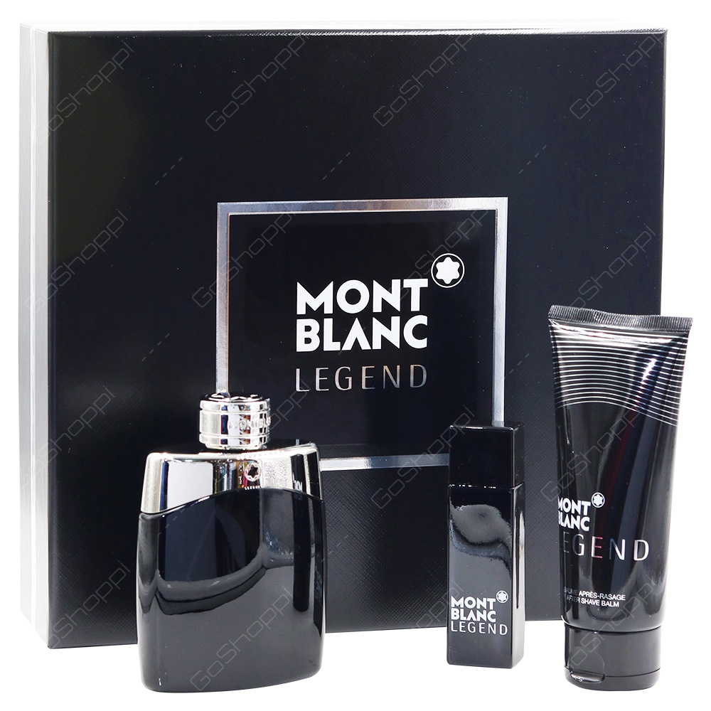 Mont Blanc Legend For Men Gift Pack Eau De Toilette 100ml Eau De Toilette 15ml After Shave Balm 100ml