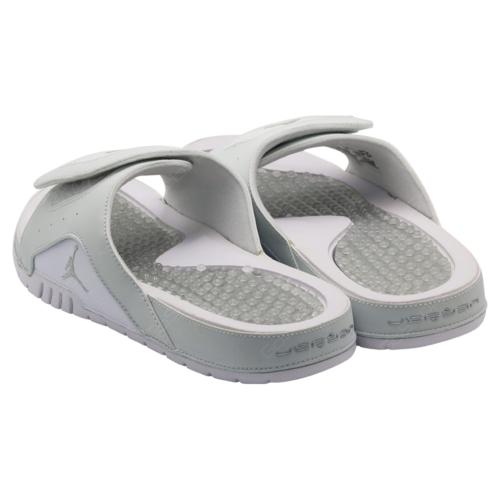 Nike Jordan Hydro 4 Retro Sliders For Men - Off White - Metallic Silver - 532225-100 - Buy Online