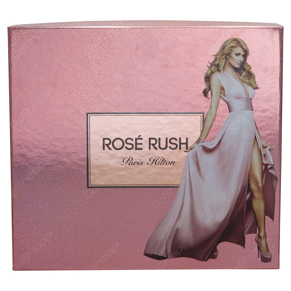 Paris Hilton Rose Rush For Women Gift Set 4pcs