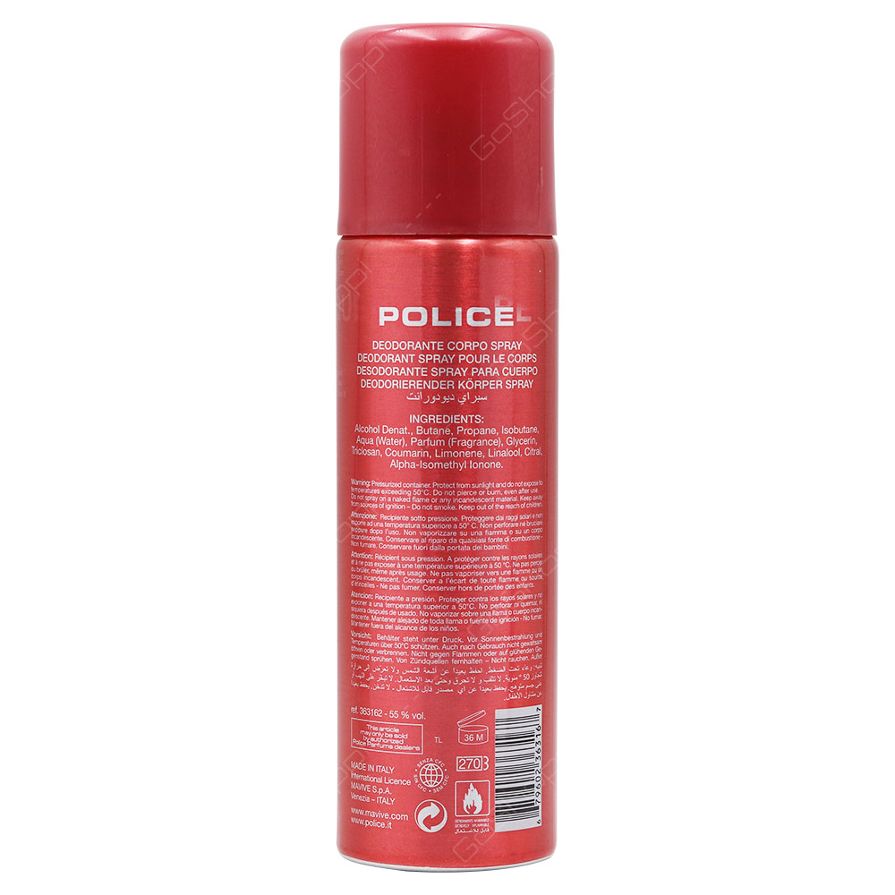 Police Passion Deodorant Body Spray For Man 200ml