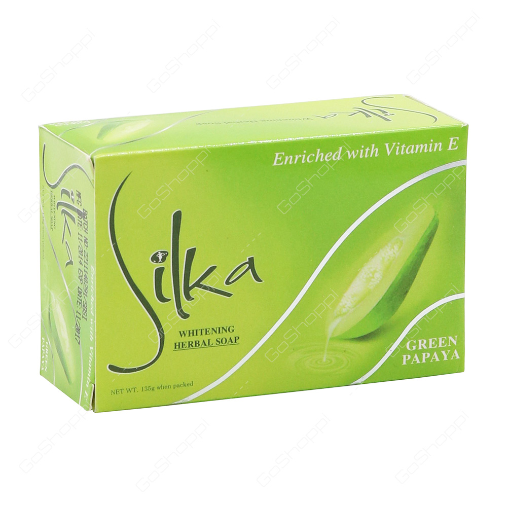 Silka Green Papaya Whitening Herbal Soap 125 g