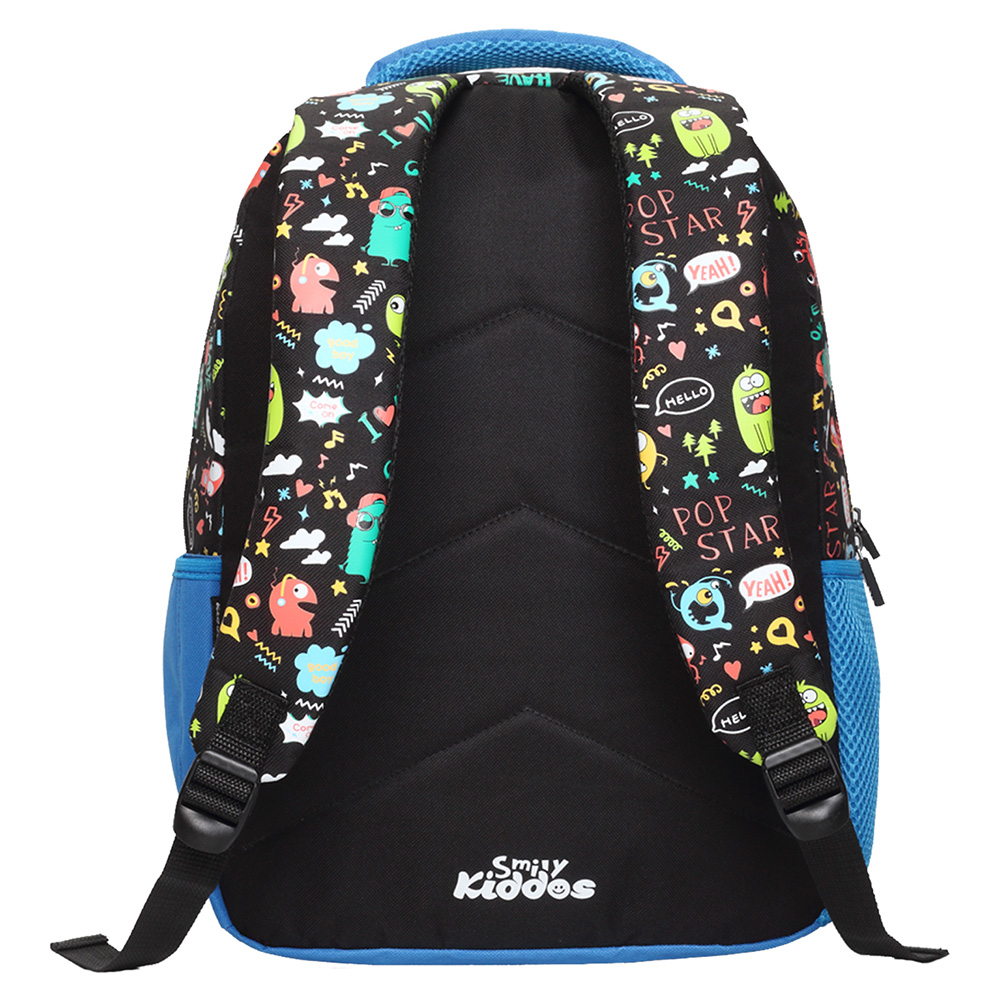 Smily Dual Color Backpack - Black