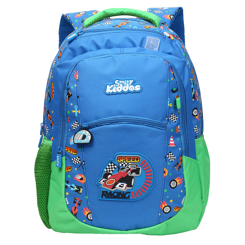 Smily Dual Color Backpack - Blue