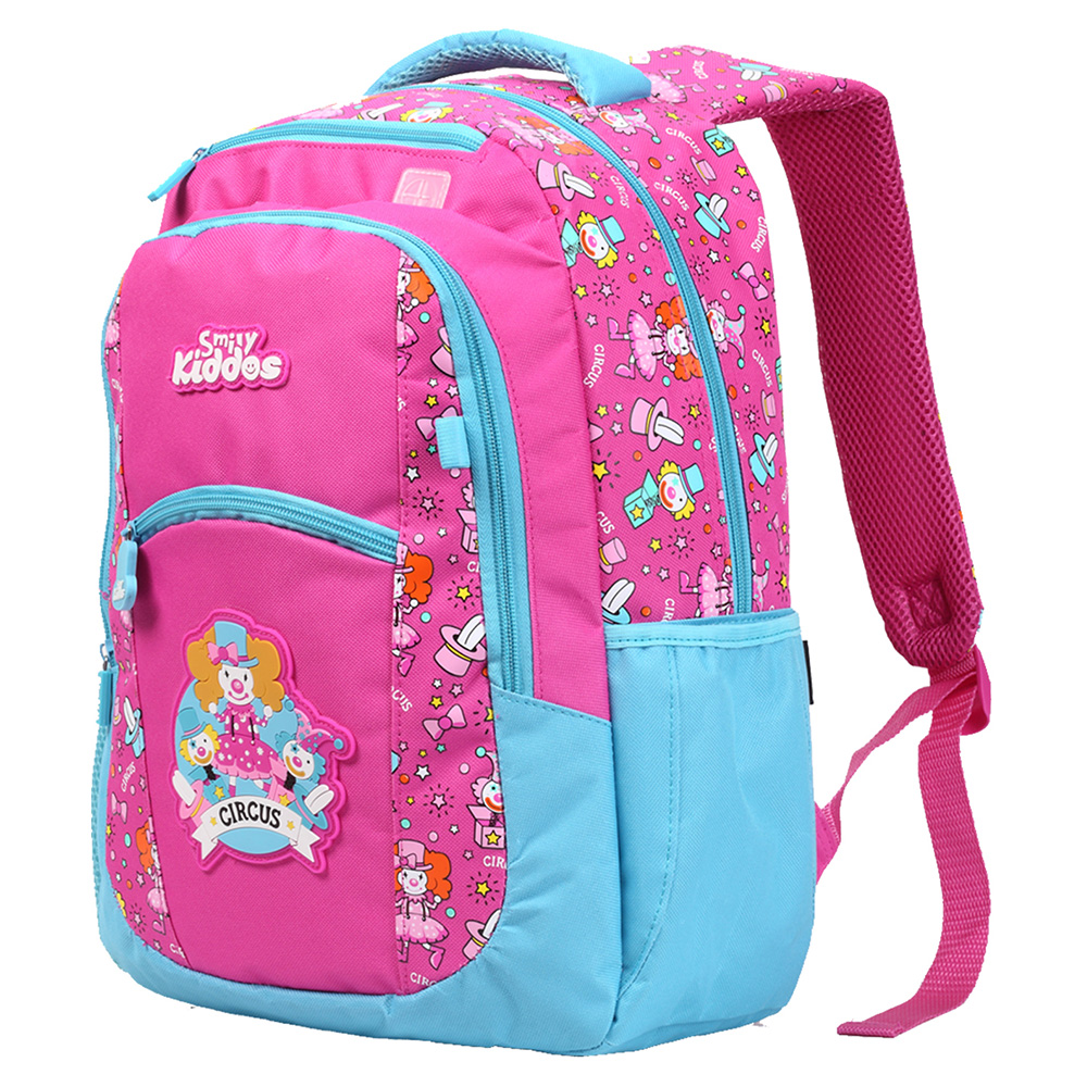 Smily Dual Color Backpack - Pink