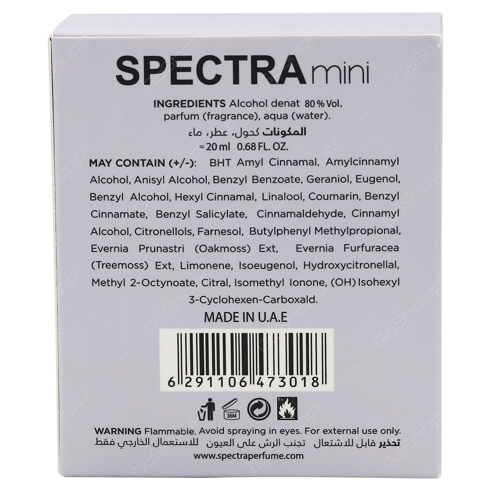 Spectra Mini For Men No 023 Eau De Parfum 25ml