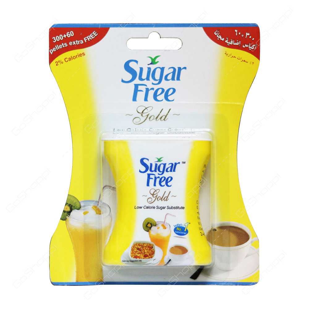Sugar Free Gold Low Calorie Sugar Substitute 360 Pellets