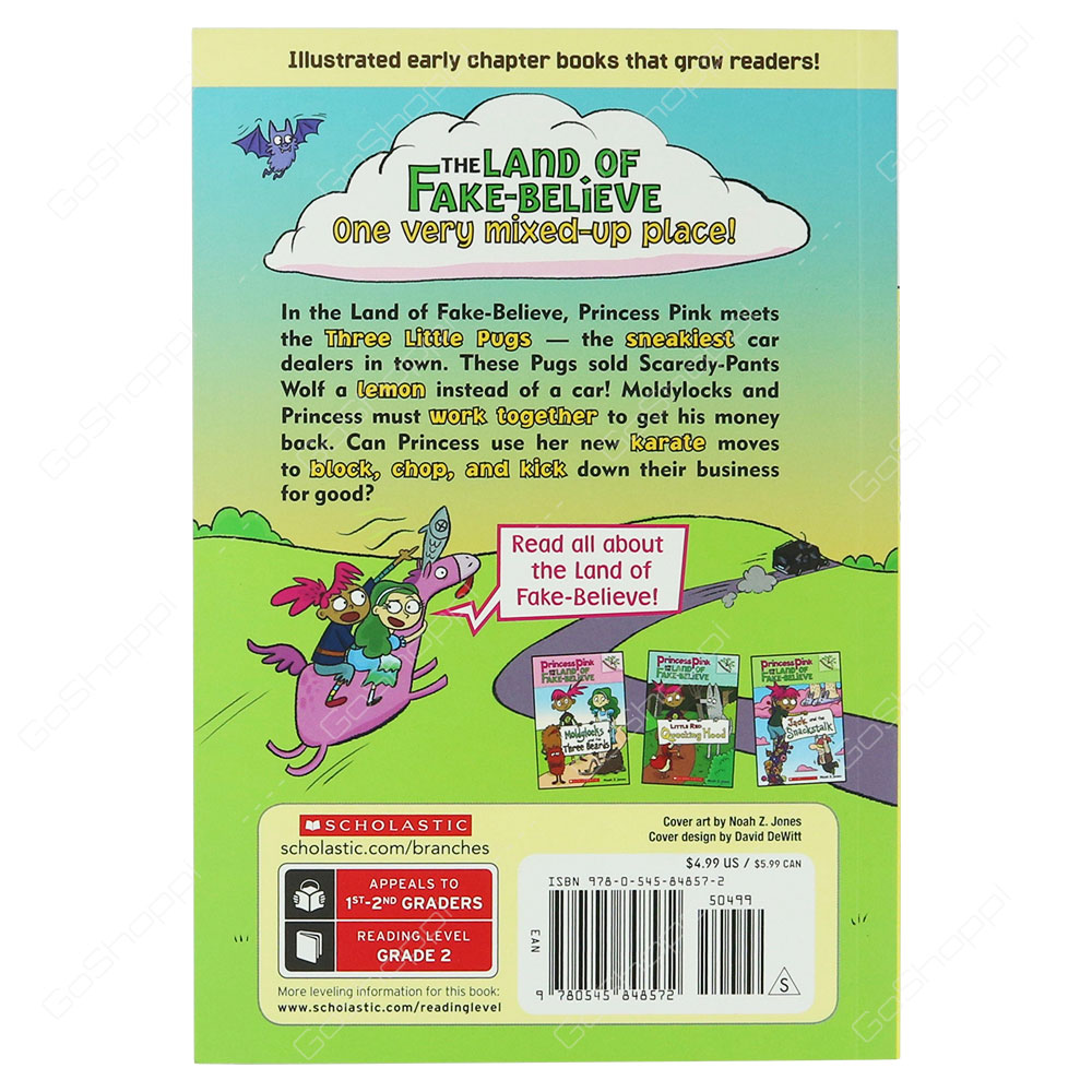 The Three Little Pugs Princess Pink And The Land Of Fake Believe By Noah Z Jones Buy Online